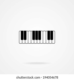 Piano icon. eps-10.
