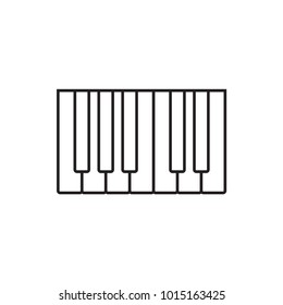 piano icon illustration isolated vector sign symbol