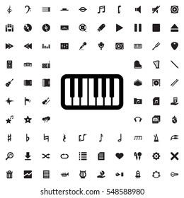 piano icon illustration isolated vector sign symbol