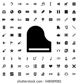 piano icon illustration isolated vector sign symbol
