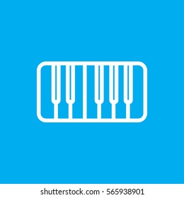 piano icon illustration isolated vector sign symbol