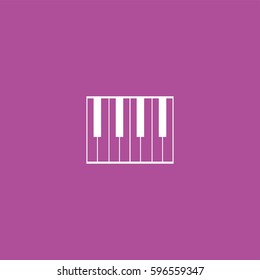 Piano icon illustration isolated vector sign symbol