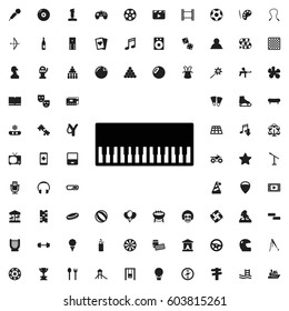 Piano icon illustration isolated vector sign symbol. entertainment icons vector set.