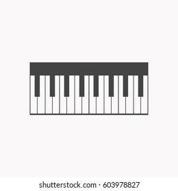 Piano icon illustration isolated vector sign symbol