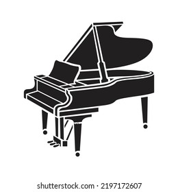 piano vectorial simple.,Ilustración plana vectorial.