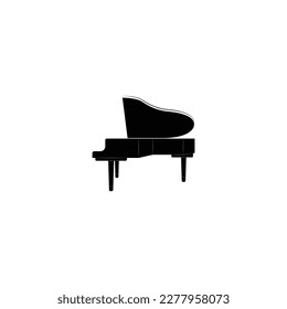 Piano icon isolated vector graphics