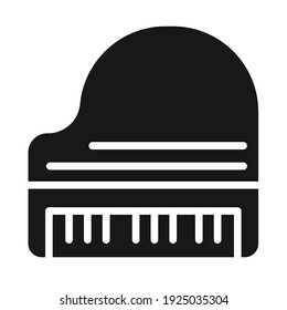 Piano icon on white background. Perfect use for web, pattern, design, icon, ui, ux, etc.