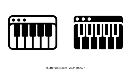 Piano icon. sign for mobile concept and web design. vector illustration