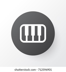 Piano Icon Symbol. Premium Quality Isolated Octave Element In Trendy Style.