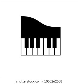 piano icon vector