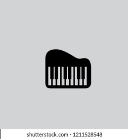 piano icon vector