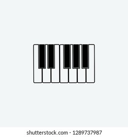 piano icon vector
