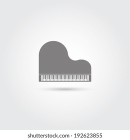 Piano icon - Vector