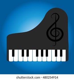 piano Icon, Vector,