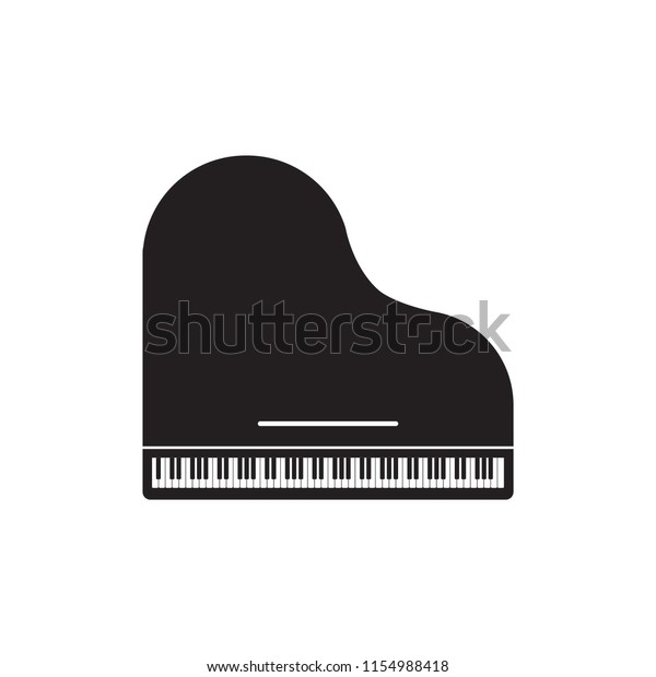Piano icon\
vector