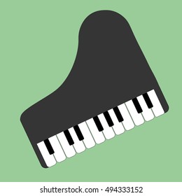 piano Icon, Vector, piano Icon Art
