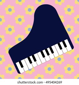 piano Icon, Vector, piano Icon Art