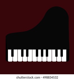 piano Icon, Vector, piano Icon Art