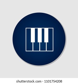 Piano Icon Vector Design