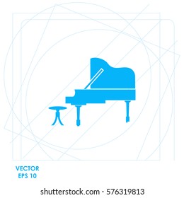 Piano  icon Vector design.