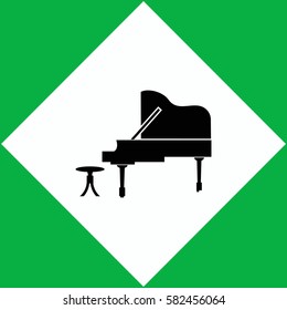 Piano  icon Vector design.