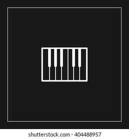 piano icon. piano vector illustration