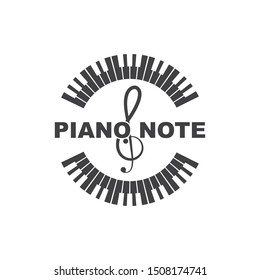 piano icon vector illustration design template