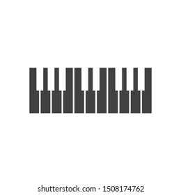 piano icon vector illustration design template