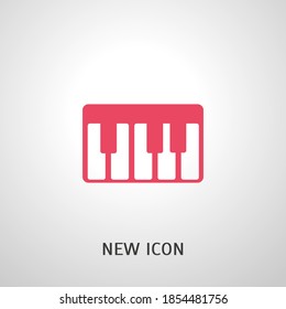 piano icon. Vector illustration EPS 10.