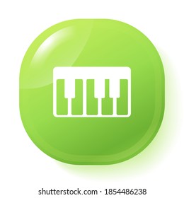 piano icon. Vector illustration EPS 10.