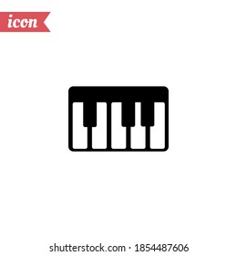 piano icon. Vector illustration EPS 10.