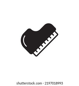 piano icon vector illustration logo template