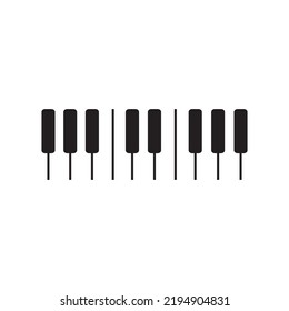 piano icon vector illustration symbol design