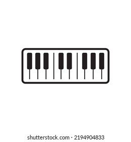 piano icon vector illustration symbol design