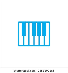 piano icon vector illustration symbol