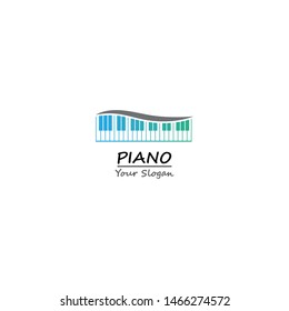 Piano icon vector illustration template