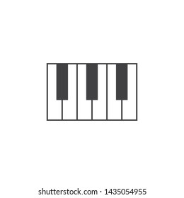 Piano icon vector ilustration template