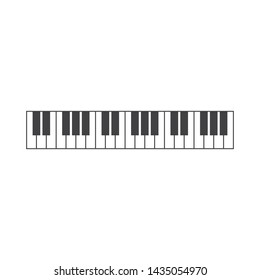 Piano icon vector ilustration template