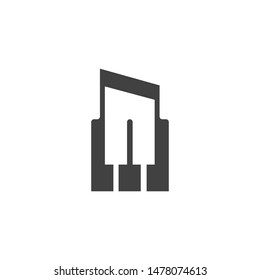 Piano icon vector ilustration template