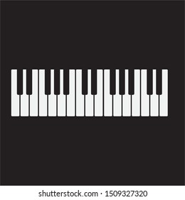 Piano icon vector ilustration template