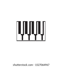 piano icon vector ilustration template