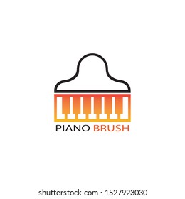 piano icon vector ilustration template
