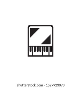 piano icon vector ilustration template