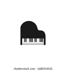 
Piano Icon vector Isolated on White Background