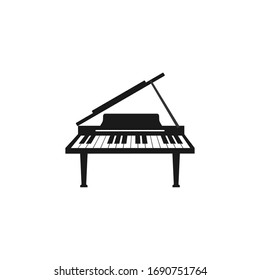 
Piano Icon vector Isolated on White Background