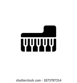 Klaviersymbol in Vektorgrafik. Logotyp