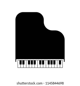piano icon vector icon. Simple element illustration. piano symbol design. Can be used for web and mobile.