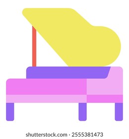 Piano icon for web, app, infographic, etc