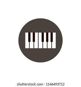 piano icons. vector