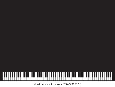 Material de fondo de ilustración de imagen de piano